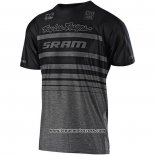 2020 Motocross Cyclisme T Shirt TLD Manches Courtes Gris