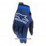 2021 Motocross Cyclisme Alpinestars Gants Doigts Long Bleu