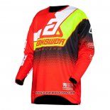 2020 Motocross Cyclisme Maillot Answer Manches Longues Rouge