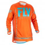 2020 Motocross Cyclisme Maillot FLY Manches Longues Orange