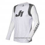 2020 Motocross Cyclisme Maillot Just 1 Manches Longues Blanc