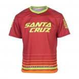 2020 Motocross Cyclisme T Shirt Santa Cruz Manches Courtes Rouge