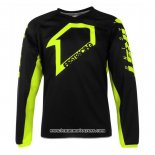 2021 Motocross Cyclisme Maillot First Racing Manches Longues Noir Jaune